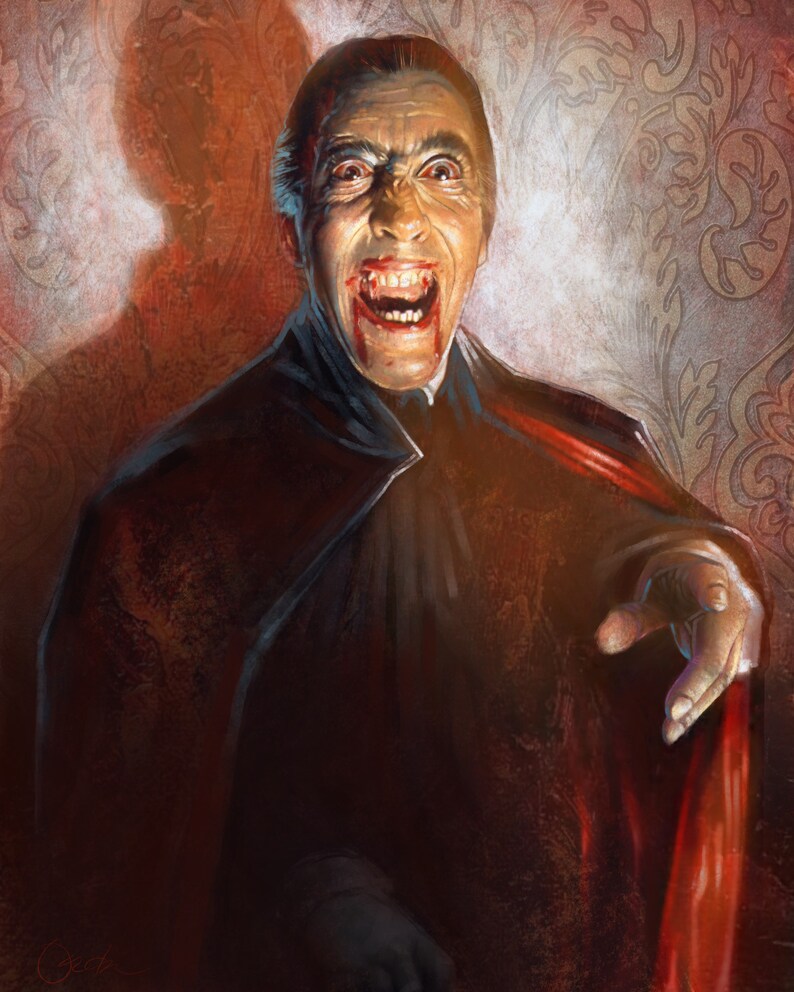 Premium Framed Vertical Poster Christopher Lee image 2