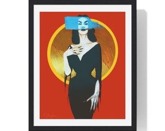 Premium Framed Vertical Poster vampira