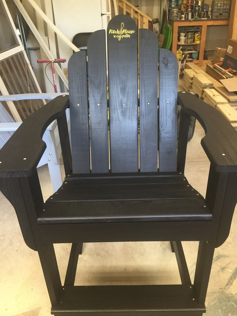 Custom Made Bar Height Adirondack Chairs | Etsy