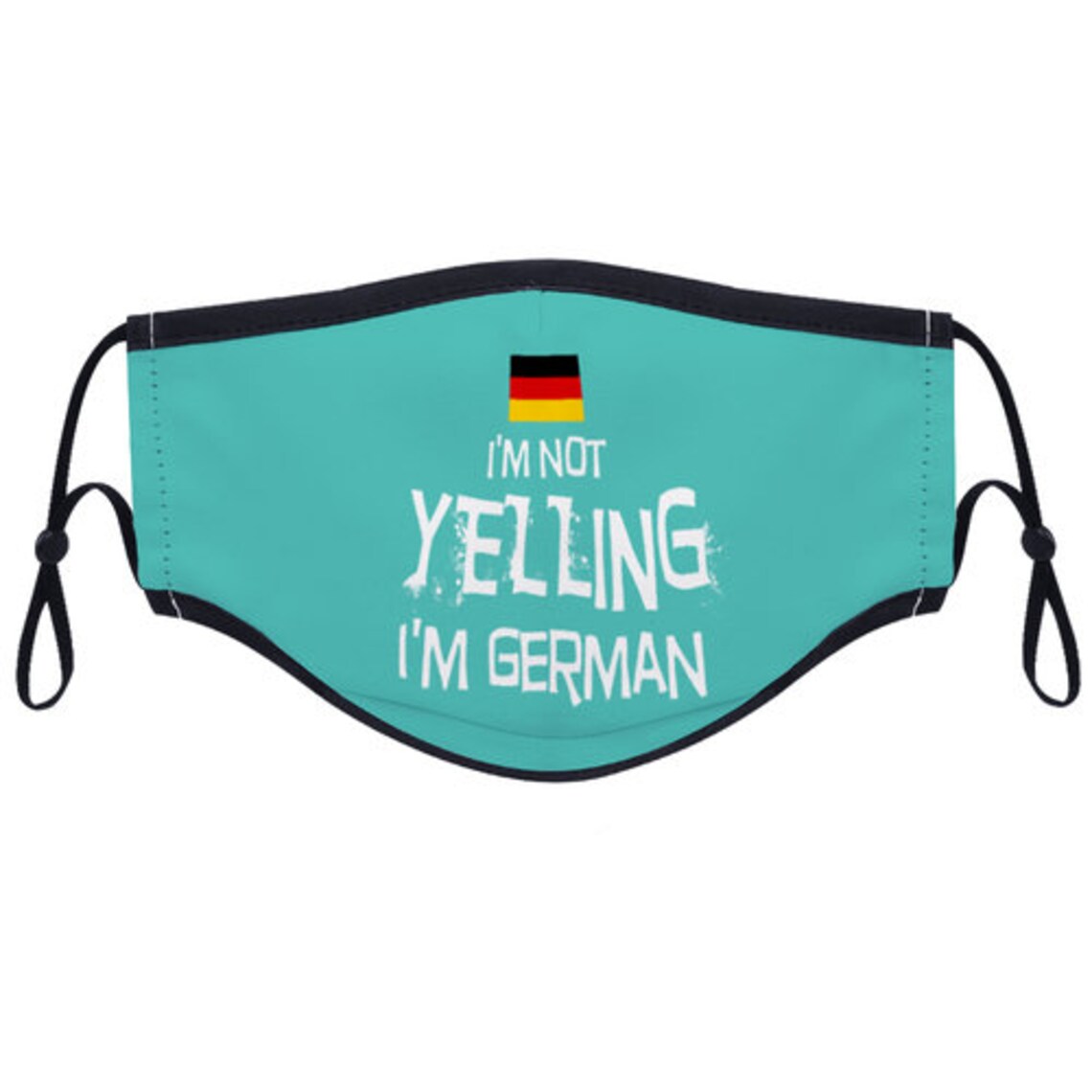 German mask With Two Filters German Flag mask Reusable Etsy