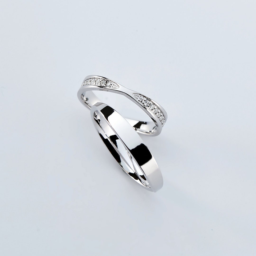 14K Gold Couples Wedding Bands, Timeless Symbols of Love and Commitment 