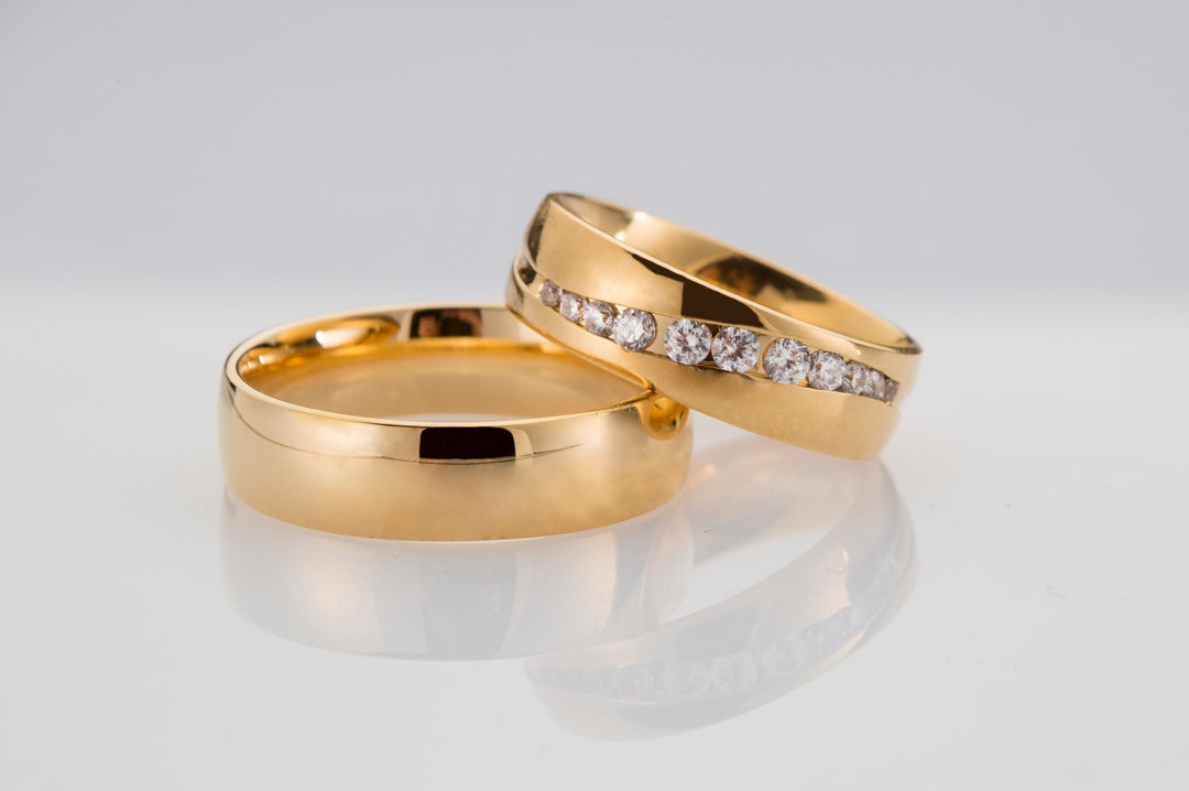 Gold Wedding Bands Vogue Jewellers Engagement Rings Diamond