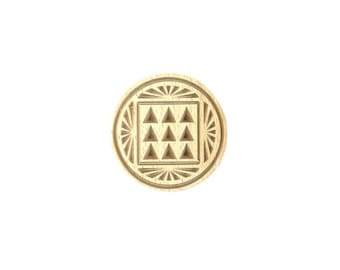 Holy Bread Prosphora Seal - 8cm - Natural wood - Christian Orthodox Stamp - Traditional Orthodox Prosphora - The Nine Angelic Orders