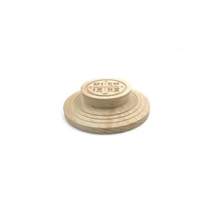 Heiliges Brot Prosphora Siegel - 16 cm - Naturholz - Christlich-Orthodoxer Stempel - Traditionelle östliche Prosphora -IC XC Jesus Christus Symbol