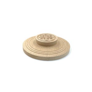Holy Bread Prosphora Seal - 16cm - Natural wood - Christian Orthodox Stamp - Traditional Orthodox Prosphora - All Symbols & Round Decoration