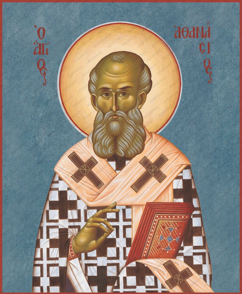 Saint Athanasios Athanasius the Great the of Etsy