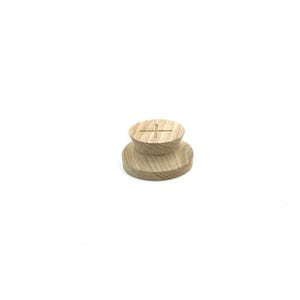 Cyrillic letters Holy Bread Prosphora Seal - 8cm - Natural wood - Christian Orthodox Stamp - Traditional Prosphora - Jesus Christ - Cross