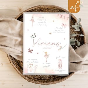 personalisierte Zeugnismappe • Affirmation Rosa • Geschenkidee Einschulung Schulkind • Junge Mädchen • Mappe für Zeugnisse • SP 0176