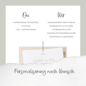 Set U-Heft und Impfpasshülle Ente Blumen Rosa Geschenk zur Geburt personalisiert Bild 5