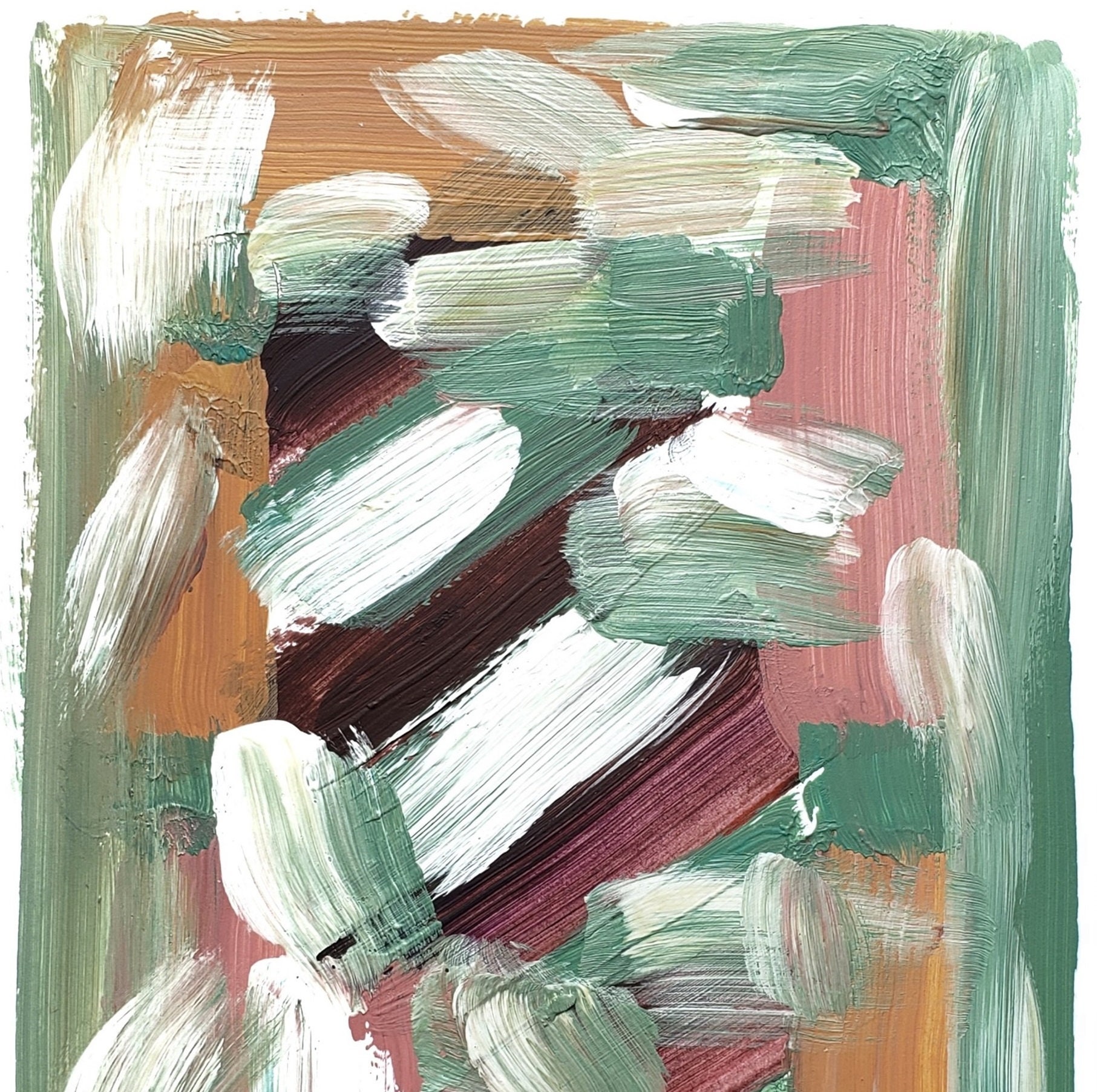 Abstract Acrylic Brush Strokes Painting Download Original Etsy