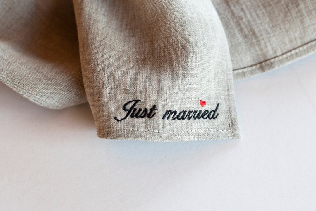 Embroider Napkin Cloth Napkins Bulk Blue Linen Napkins Linen Napkins