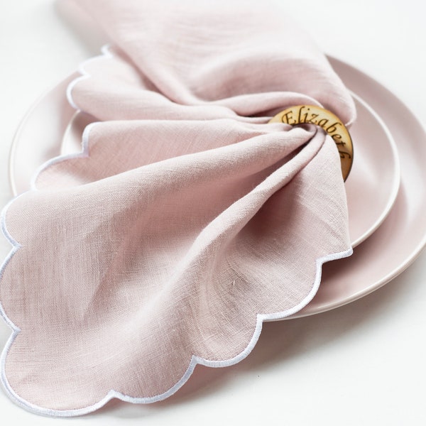 Blush Napkins Etsy
