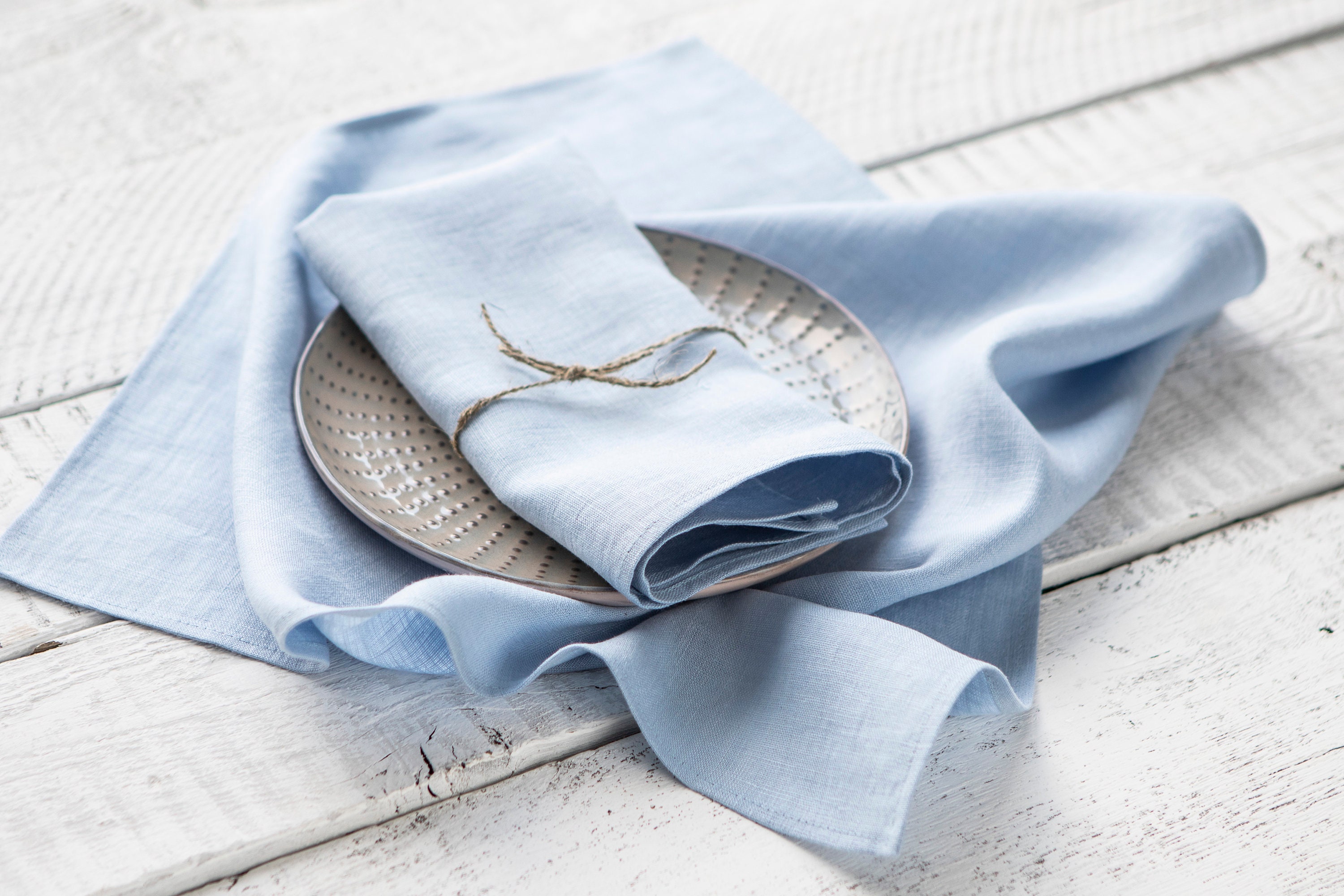 Small Cloth Napkins Bulk Blue Linen Napkins Linen Napkins Etsy Canada