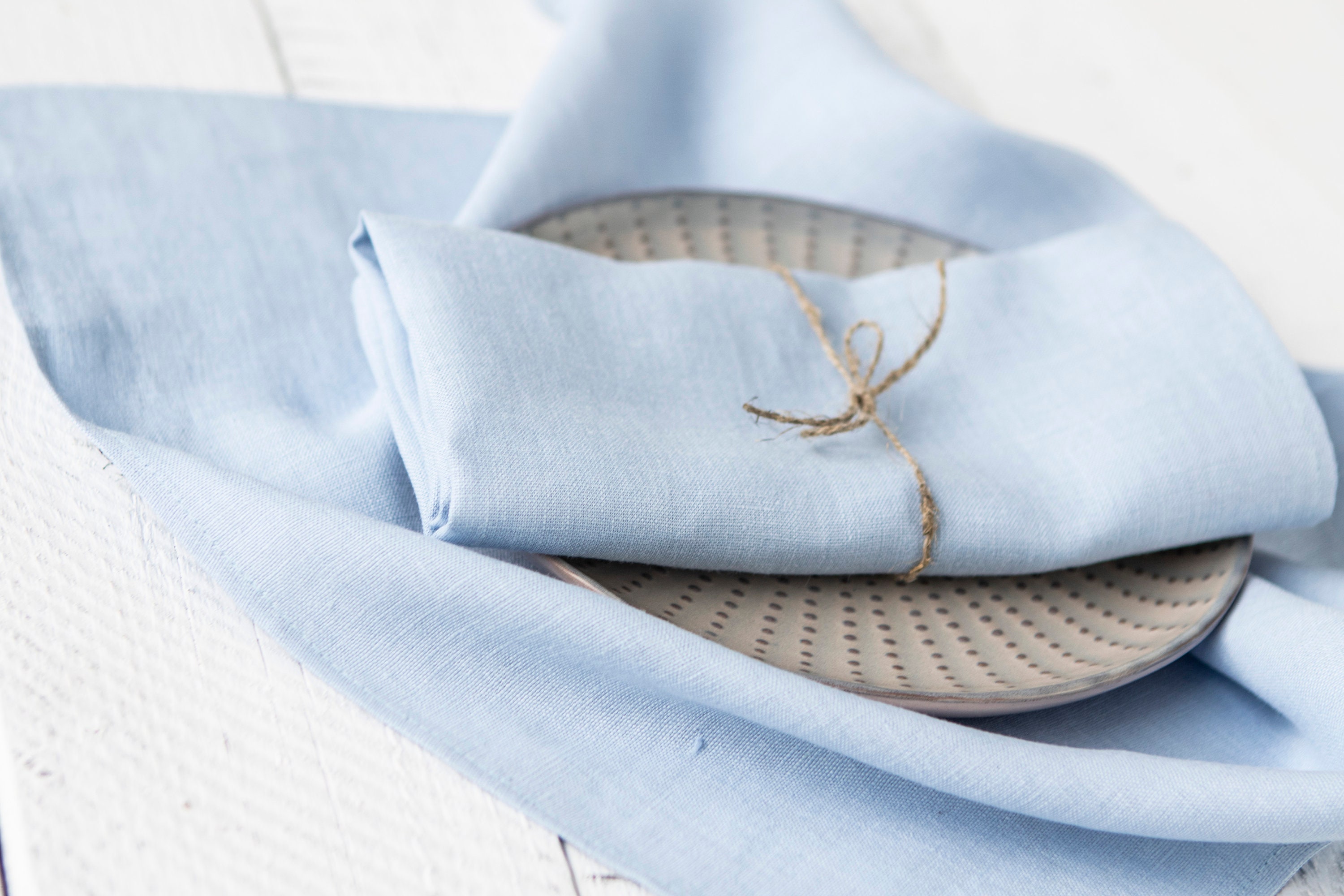 Small cloth napkins bulk blue linen napkins linen napkins Etsy