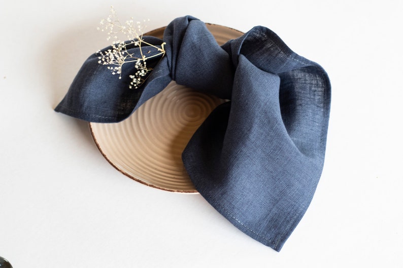 Dark Gray Cloth Napkins Bulkgraphite Napkins Linen Napkins Etsy