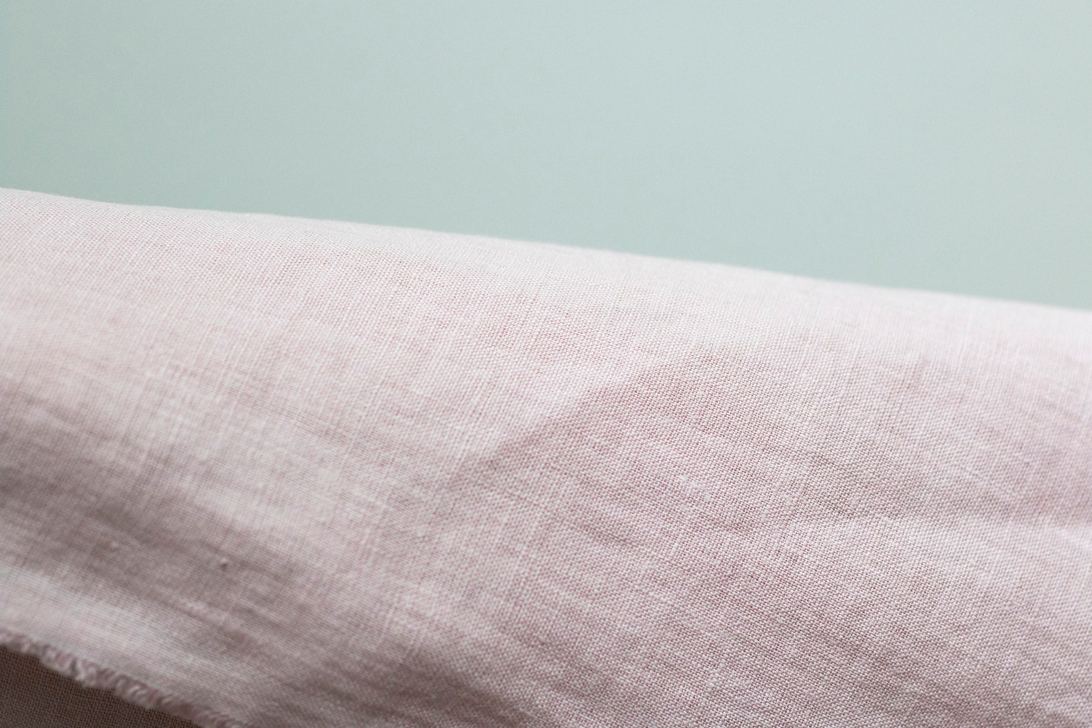 Blush Pink Linen Fabric by the Yard Pure 100 Linen Washed Etsy