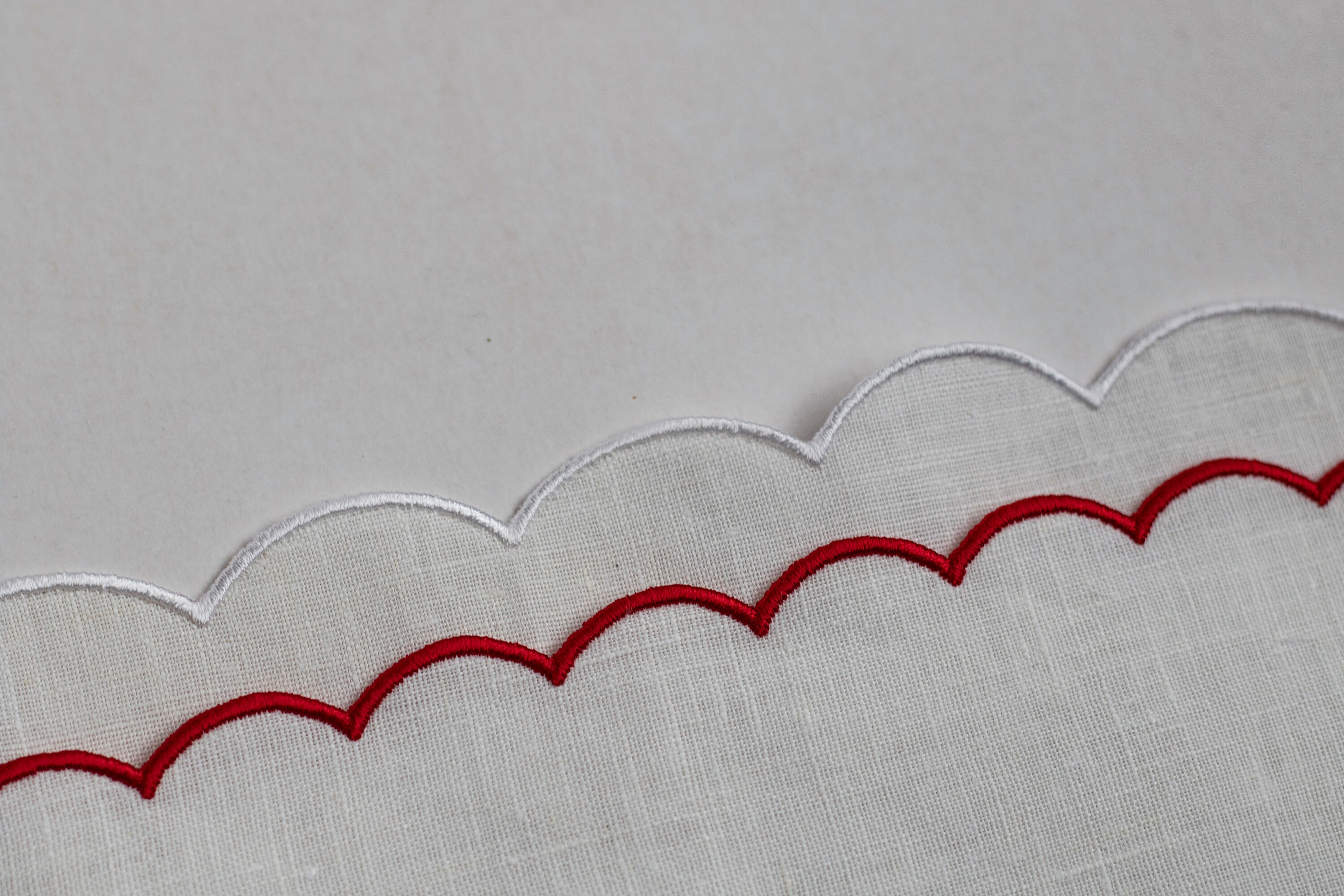 Scallop Baby Pillowcase - Blue Dot