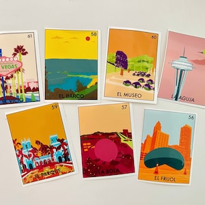 Loteria places stickers