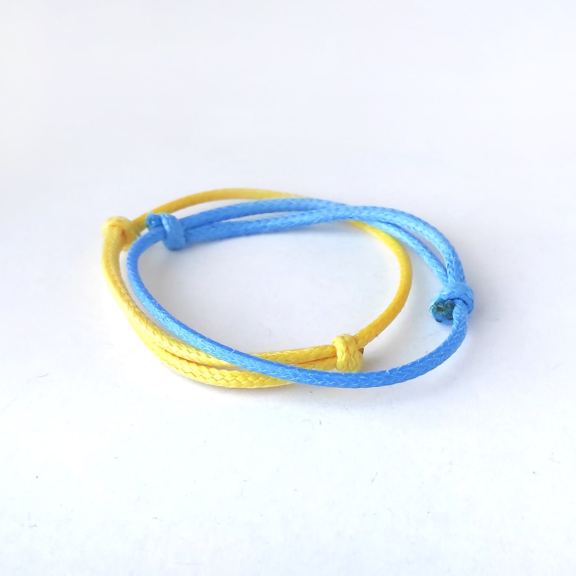 Ukrainian Flag Bracelet Ukrainian Bracelet Blue and Yellow Etsy