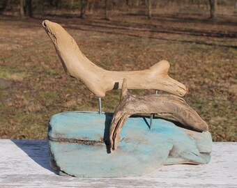 Driftwood Dolphins, Driftwood Sculpture
