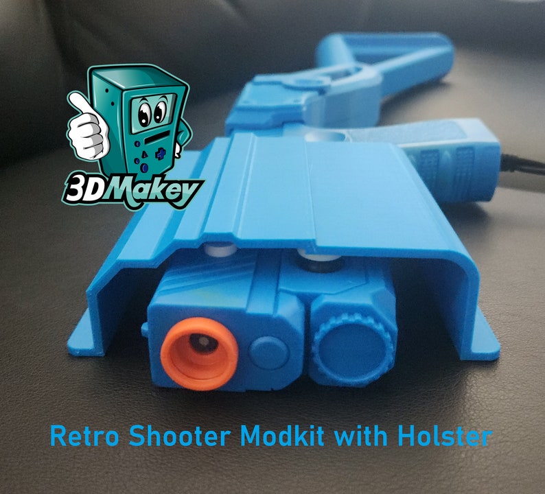 Retro Video Gaming Gun Holster fits Sinden Light Gun and Retro Shooter Guns with 3DMakey stocks optional spacers image 7