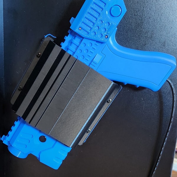 Retro Video Gaming Gun Holster - fits Sinden Light Gun and Retro Shooter Guns with 3DMakey stocks + optional spacers