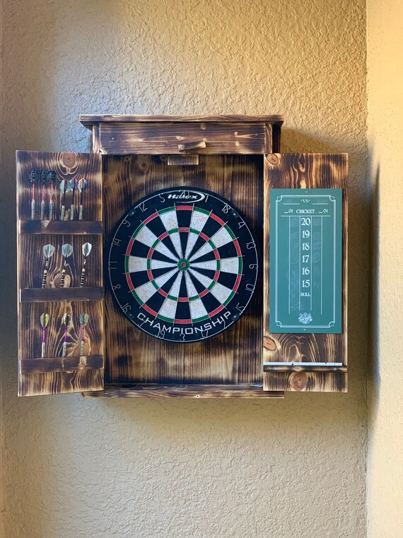 Dart Board Cabinet Etsy