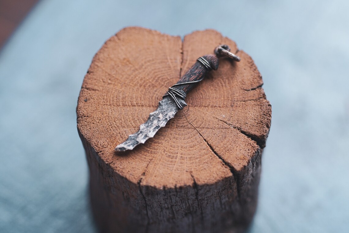 Men's pendant knife necklace knife jewelry for men Etsy