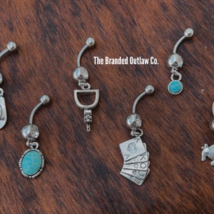 Western belly button best sale rings