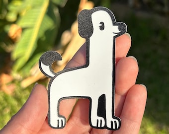 Textured Sensory Dog sticker