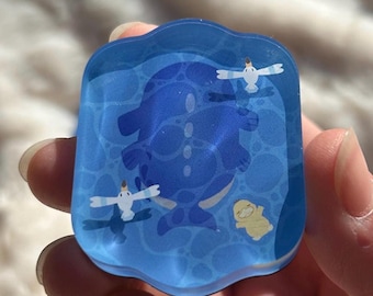 Wailrd ocean scene 3D magnet