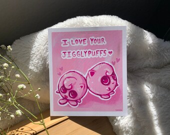 Jigglypuff print / card