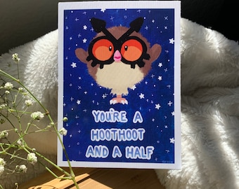 Hoothoot print / card