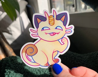 Meowth Pokémon sticker