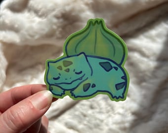 Bulba saur vinyl sticker Pokmon grass starter