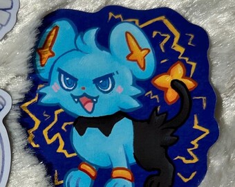 Pokémon shinx vinyl sticker decal Nintendo switch kawaii