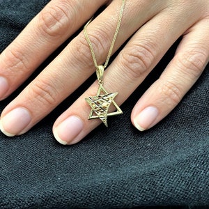 Golden Star Necklace Etsy