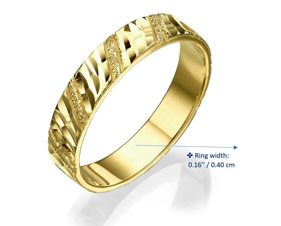 ⭐️GOLD　RING Gentlemens Modern 14K Yellow Gold Oval Signet Ring R487M
