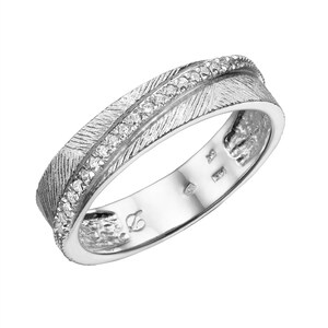 14K Gold Textured Diamond Ring, Diamond Wedding Ring, Elegant Wedding Ring, Dainty Band for Women ,Valentine&#39;s Day Gift