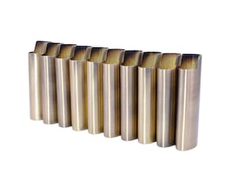 Blank Lighter Case, Cover, Sleeve - Brushed Gold (10 count)