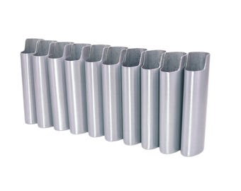 Blank Lighter Case, Cover, Sleeve - Brushed Silver (10 count)