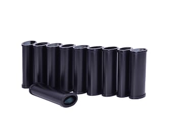 Improved Blank Lighter Cover / Sleeve / Case - No Channel (BLACK MATTE) 10 count