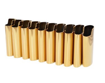 Blank Lighter Case, Cover, Sleeve - Gold Mirror (10 count)