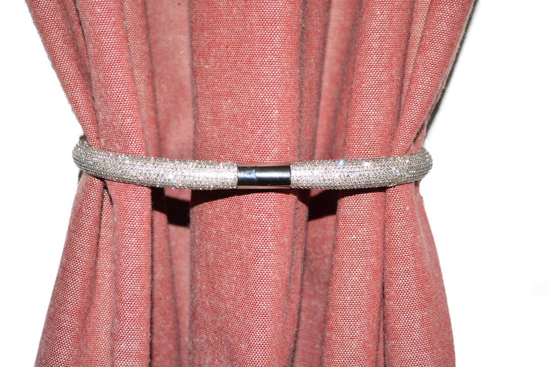 Decorative Glam Bling Crystal Curtain Tiebacks / Curtain Etsy