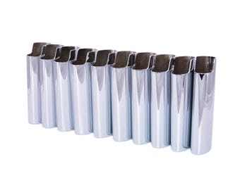 Blank Lighter Case, Cover, Sleeve - Silver Mirror (10 count)