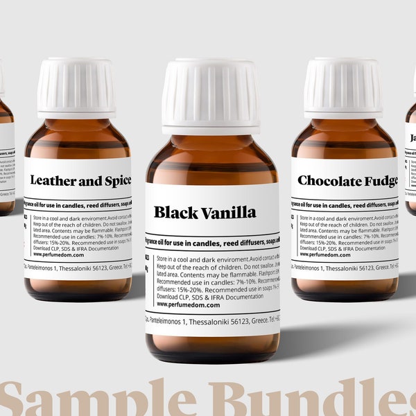 5x-25x Fragrance Oils Sample Bundles 25g