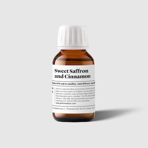 Sweet Saffron and Cinnamon Professional Grade Fragrance Oil for candles, diffusers, soaps and lotions