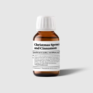 Aceite aromático de grado profesional de abeto navideño y canela