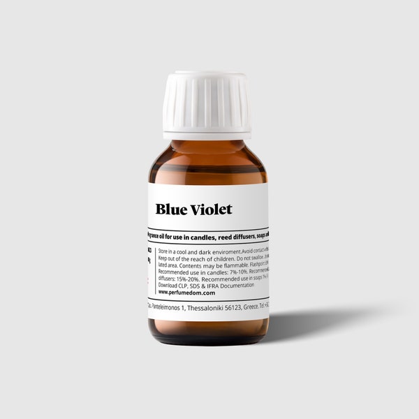 Huile parfumée de qualité professionnelle Blue Violet pour bougies, diffuseurs, savons et lotions