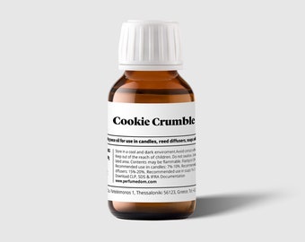 Cookie Crumble Professional Grade Fragrance Oil for candles, diffusers, soaps and lotions